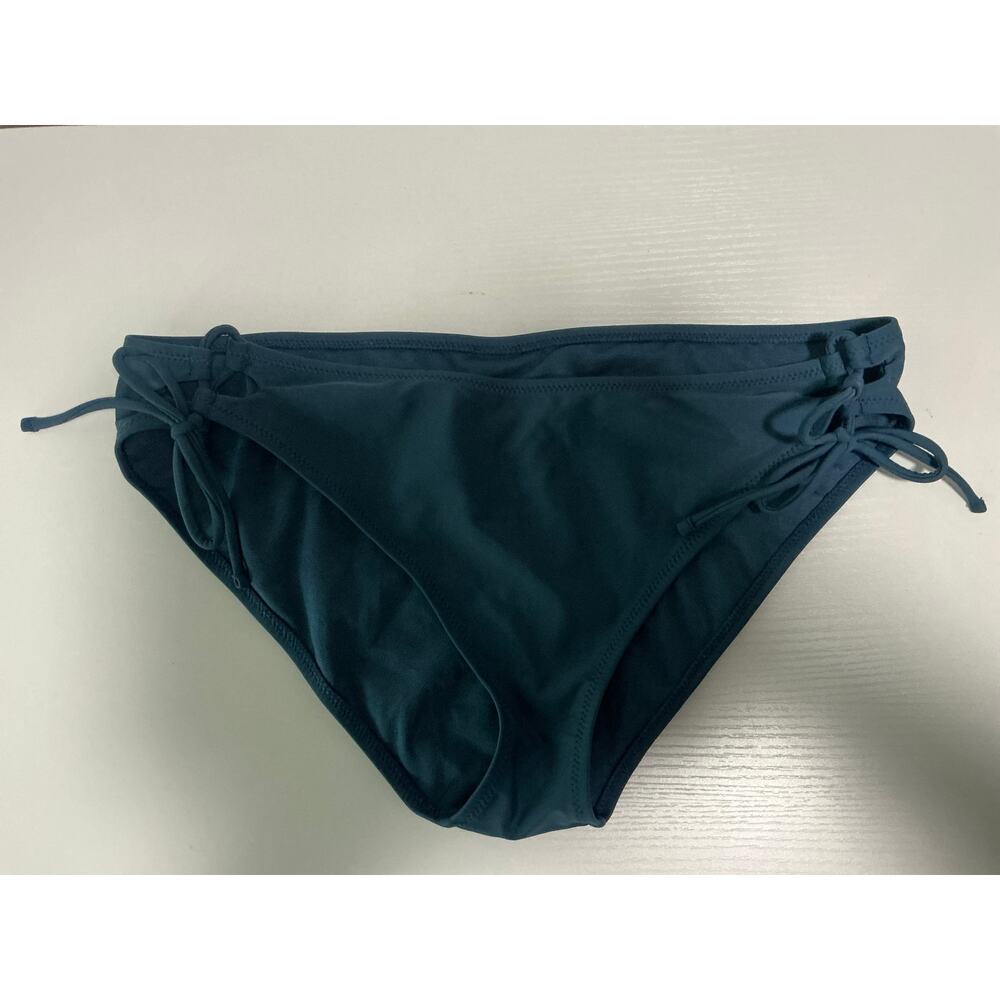 Raisins Teal Blue/Green Sweet Side Tie Bikini Bottoms Women's Size Medium*
